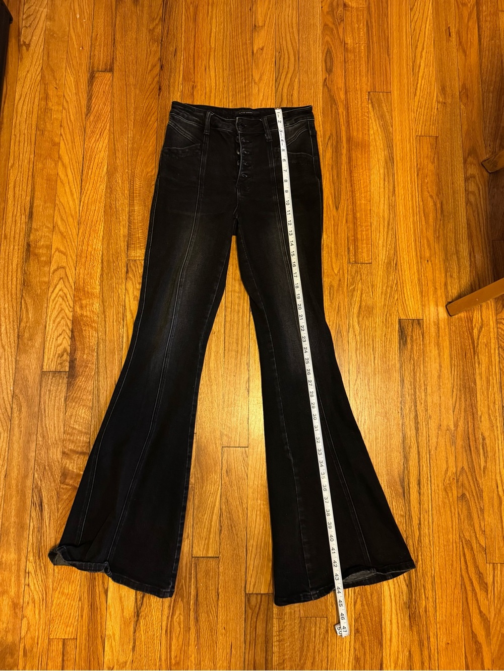Flying Monkey High Rise Super Flare Black Jeans